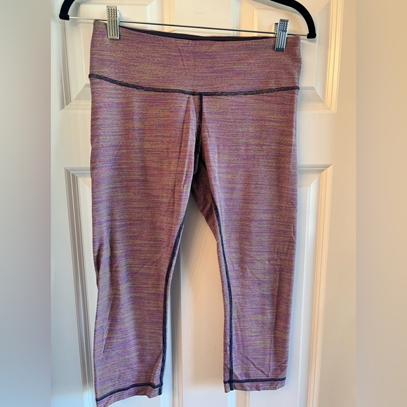 Lululemon cropped wunder under. Size 8 space dye - Picture 1 of 4